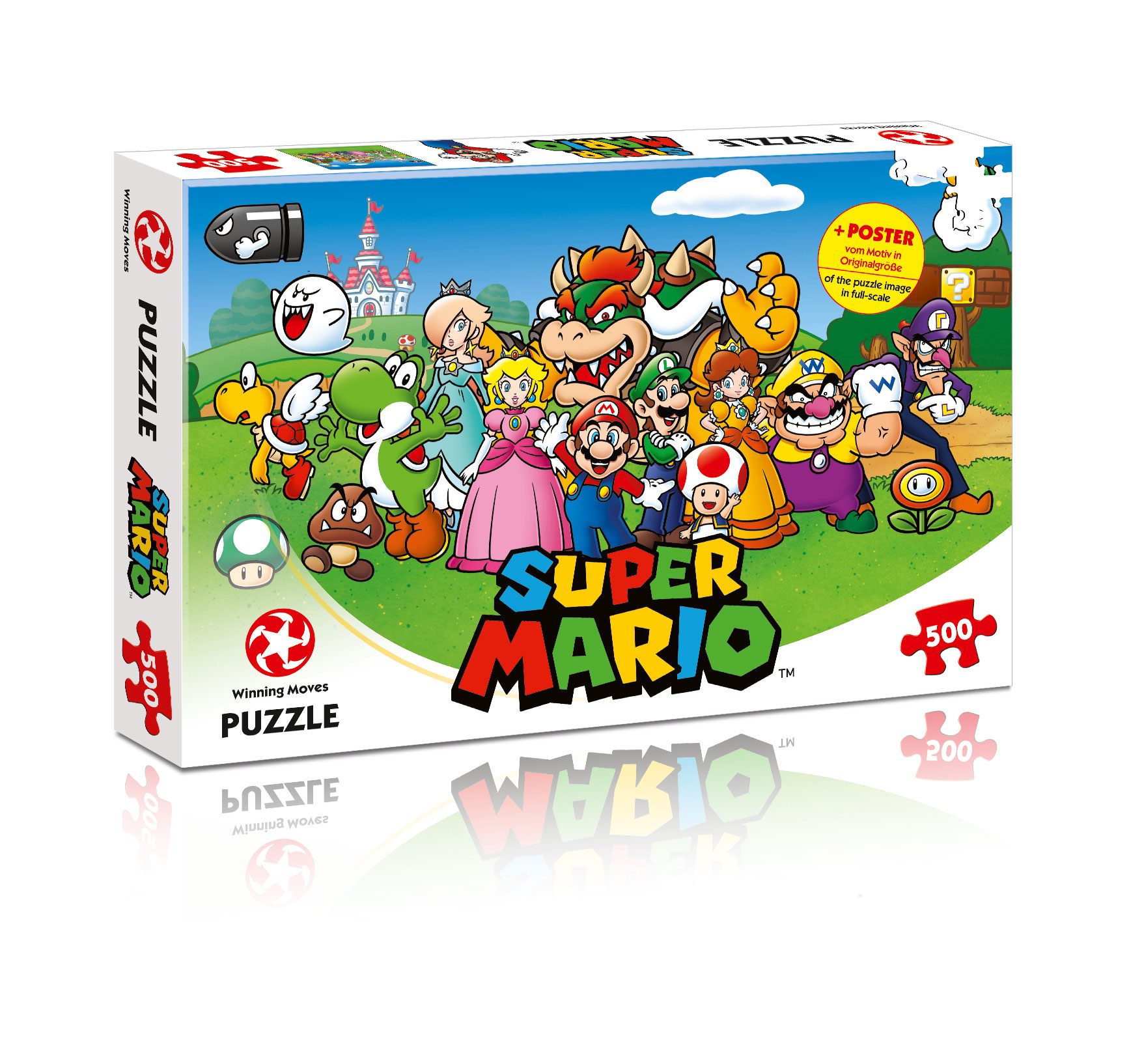 500 pcs - Super Mario - Puzzle Mario y sus amigos